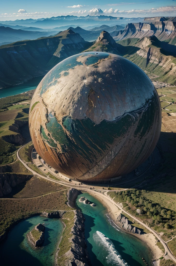 a detailed mapa mundi, beautiful detailed geography, highly detailed continents and oceans, intricate landforms and mountain ranges, stunning realistic lighting, (best quality,4k,8k,highres,masterpiece:1.2),ultra-detailed,(realistic,photorealistic,photo-realistic:1.37),vibrant colors,dramatic shadows and highlights,cinematic composition,sweeping landscape,dramatic angle,epic scale,awe-inspiring,digital art,concept art