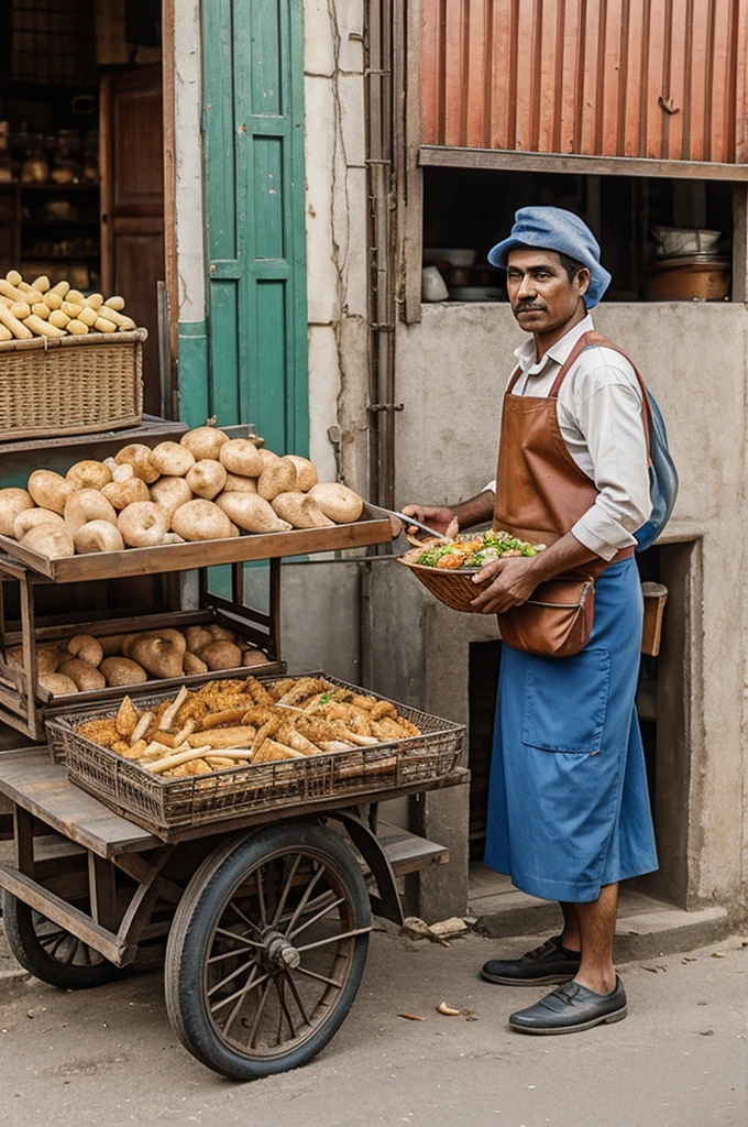 drawing chicken seller