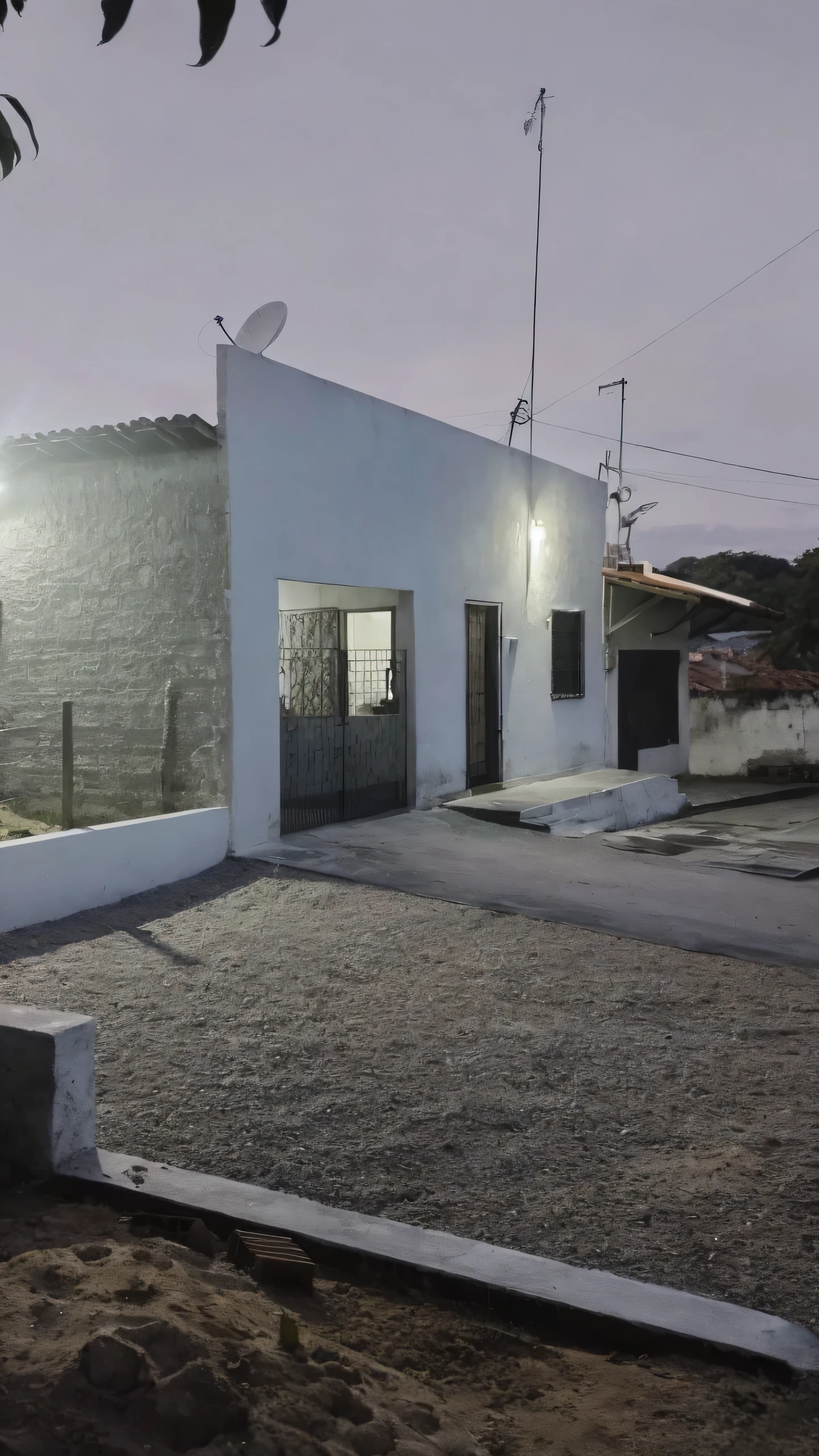 ((Colonial style house)), ((Lumion Pro rendering)), night lighting, cinematic quality