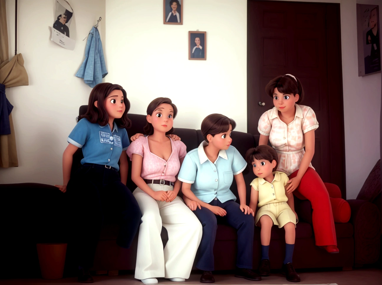 there is a group of people sitting together on a sofa, old photograph, grainy vintage, pilar, taken in the late 1980s, Foto 1 9 9 0 s, digitized, photo taken in , 1 2 0 0 dpi scan, foto de estilo antigo, taken on 1 9 9 7, 90's photo, Actual image