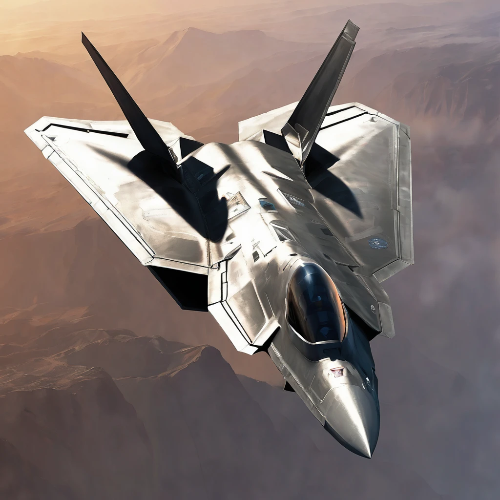 F-22 aircraft fantasy artwork 