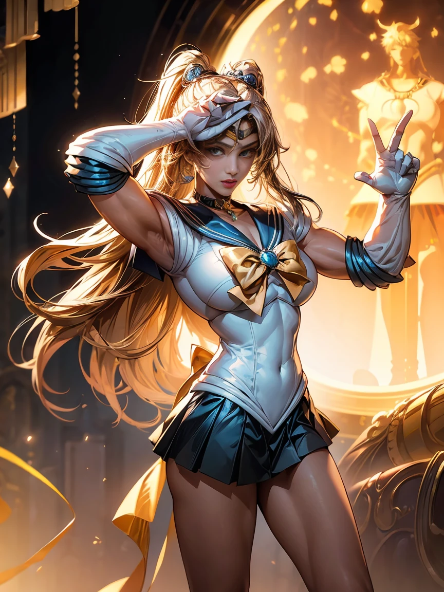 "(Best Quality,high resolution:1.2),(realist:1.37)Constantine the great,ancient sculpture,marble statue,Monumental works of art,imposing,Awesome,greatness,,Sculpted muscles,Awesome,powerful ruler,,artistic masterpiece", (kda style), ((sailor moon outfit)),