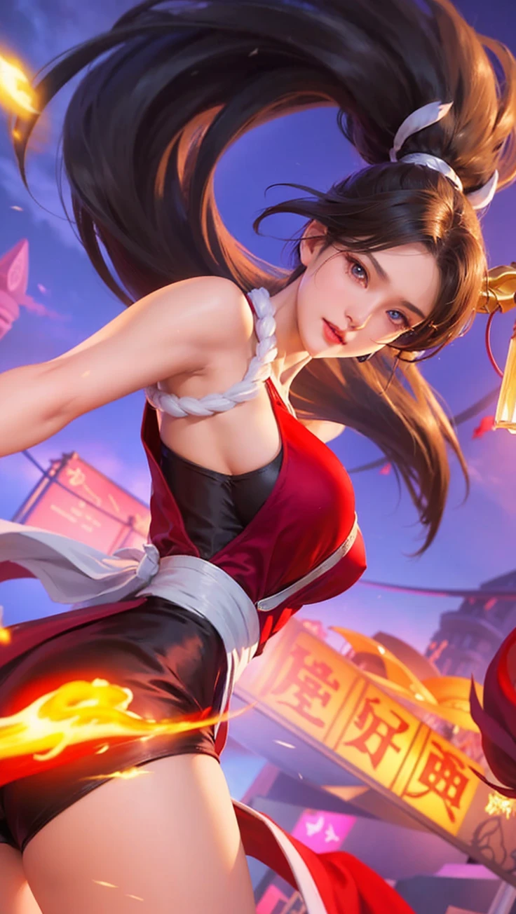 a close up of a woman with a purple and black costume, shadowbringers cinematic, 4 k detail fantasy, a beautiful fantasy empress, game cg, xianxia fantasy, xianxia hero, 2. 5 d cgi anime fantasy artwork, cinematic goddess close shot, ruan jia and artgerm, wow 4 k detail fantasy, hyperdetailed fantasy character