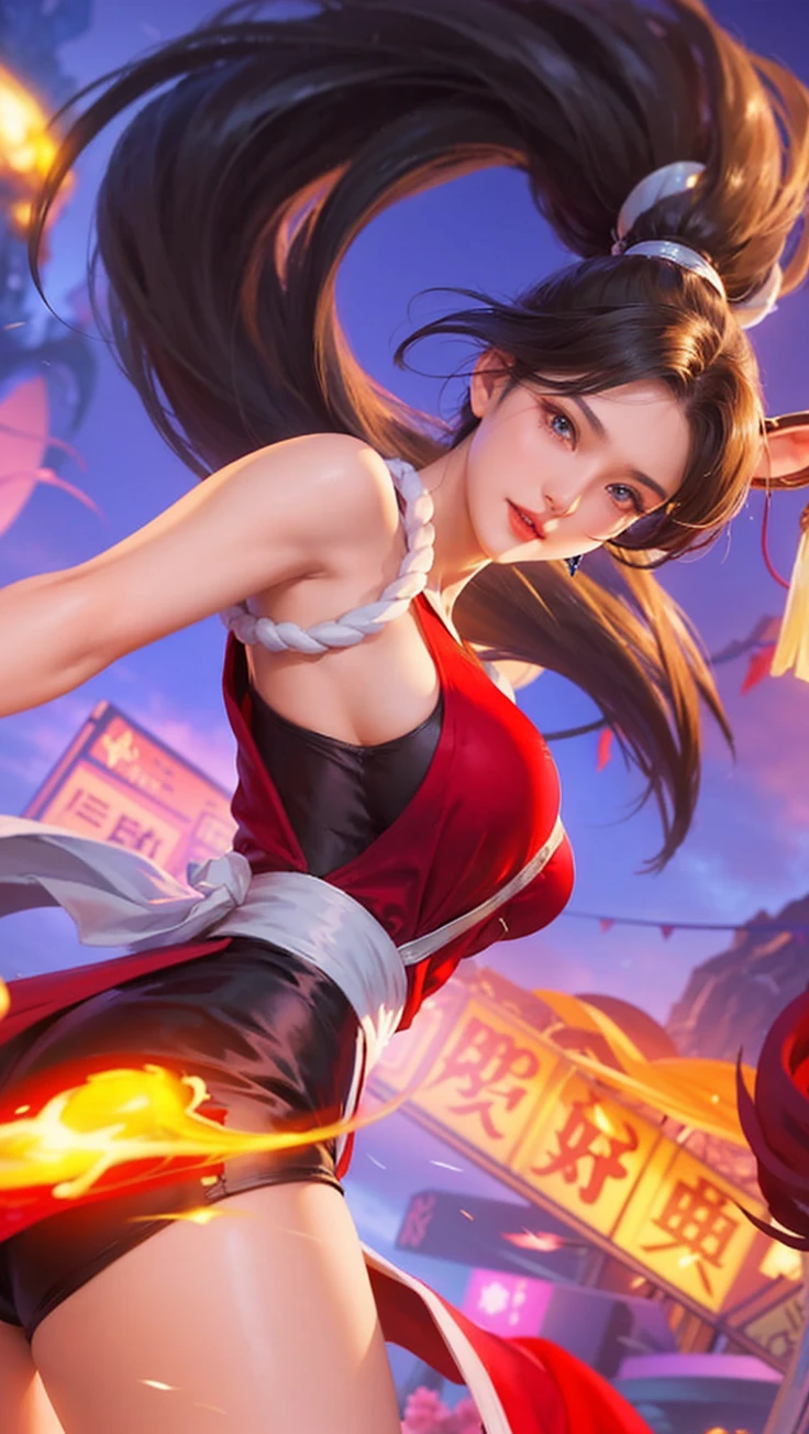 a close up of a woman with a purple and black costume, shadowbringers cinematic, 4 k detail fantasy, a beautiful fantasy empress, game cg, xianxia fantasy, xianxia hero, 2. 5 d cgi anime fantasy artwork, cinematic goddess close shot, ruan jia and artgerm, wow 4 k detail fantasy, hyperdetailed fantasy character