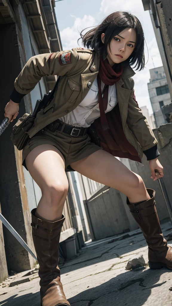 (masterpiece:1.2), (best quality:1.2) (detailed) (intricate) (8k) (HDR)
female Japanese imperial uniform, Japanese imperial outfit, japanese imperial jacket, cap, japanese flag, katana, sword, boots,
(dynamic pose:1.4), skin pores, detailed skin, (legs apart), pussy, (crotchless pants:1.4), crotchless, (pussy:1.5), wide hips, thick thighs, huge breasts, (full body:1.4), whole body,
war field, trenches, explosions, smoke, tanks,
<lora:CrotchlessPants:1>,