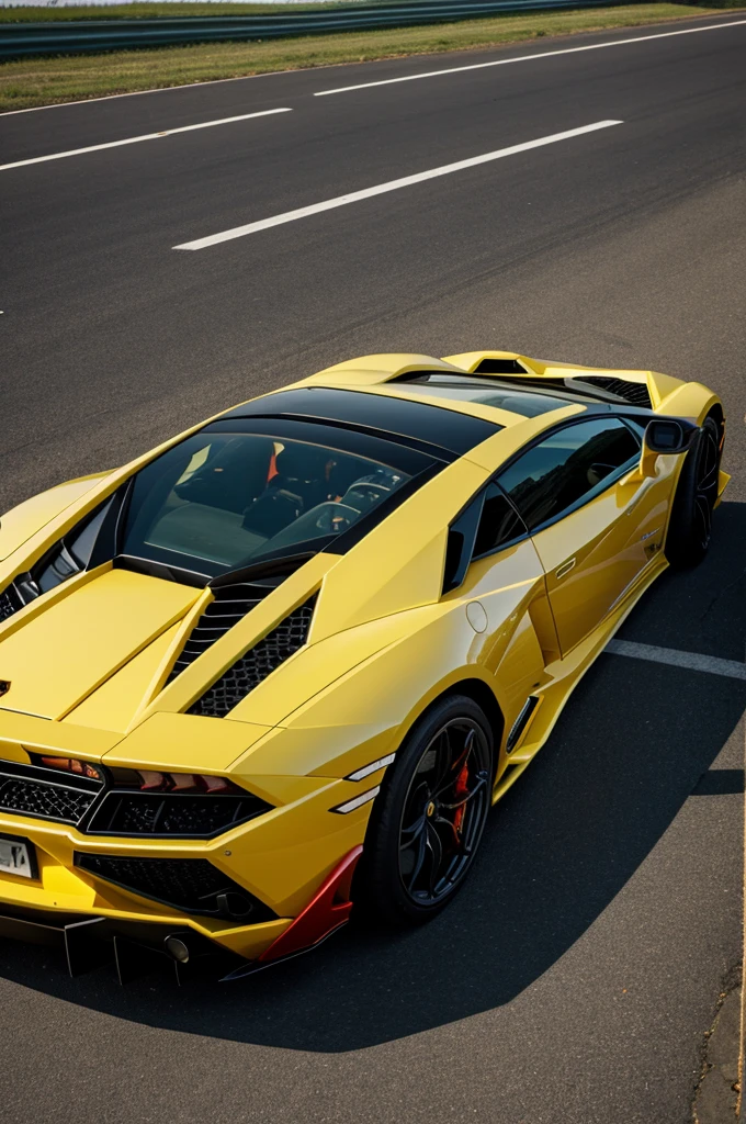 A Lamborghini car 