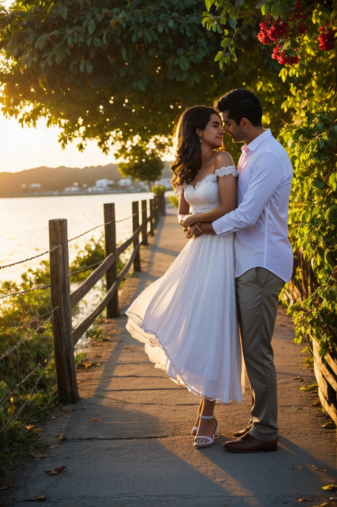 Create a romantic image, with the name of CAREMCITA