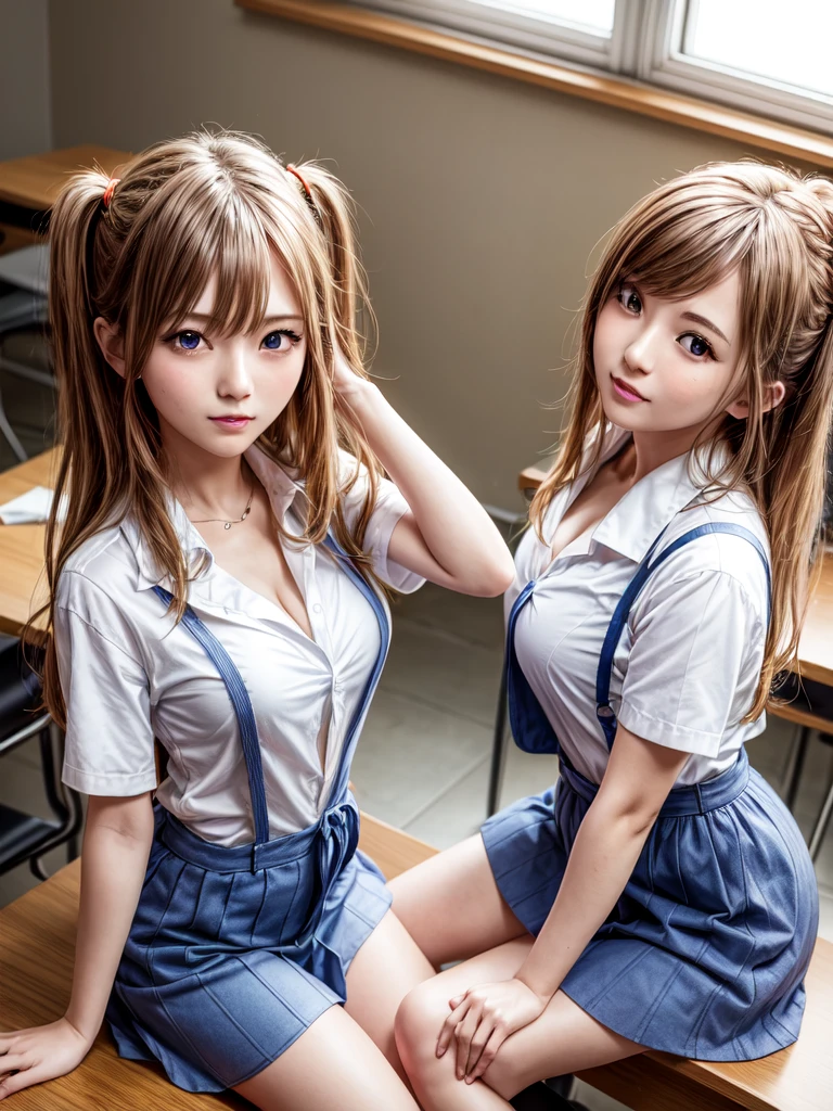 （best qualtiy），1 female student，exquisitedetails，Beautiful face，Sunny lovely，Chinese school uniform，Transparent material clothes，The perfect body is bumpy，mideum breasts