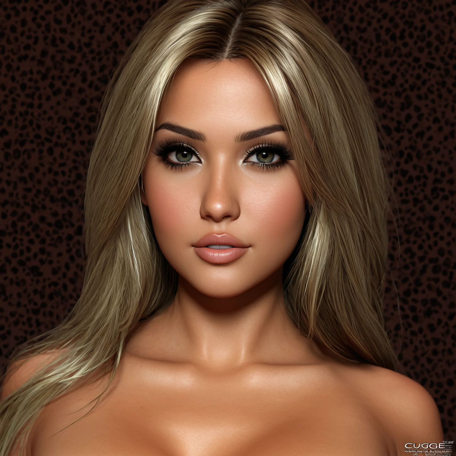 realistic cuge girl. sexy. beautiful.