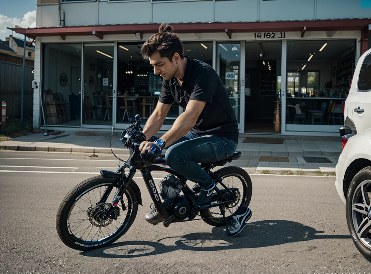 Create an icon for a road bike company