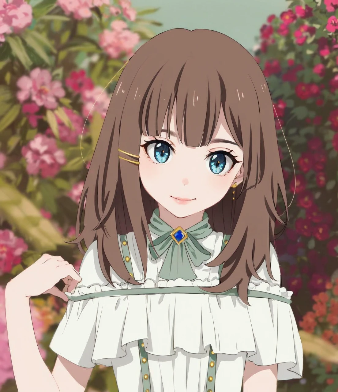 Best quality, masterpiece, yellow eyes, high quality hair, purple hair, yellow eyes, high quality eyes