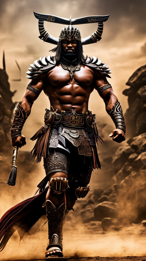 Warrior with 4 arms Ogun wallpaper