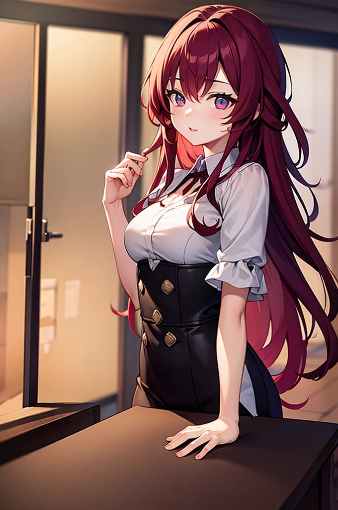 Highest quality、masterpiece、Red-haired beauty、Having a lot of hair、Ultra-high resolution