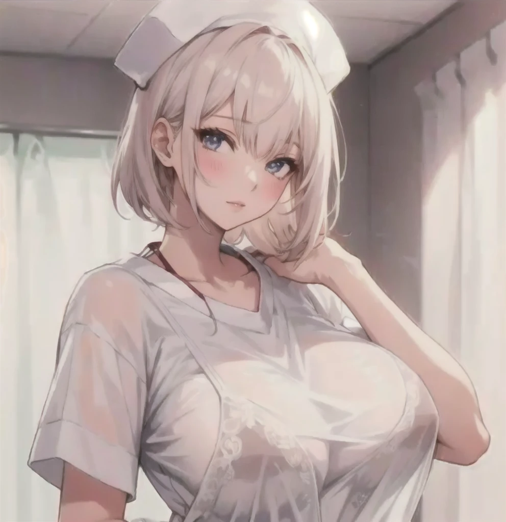 anime girl, pretty girl 25 yo, mature woman, seductive anime girl, fine details, comfy shirt, tight shirt, look at camera