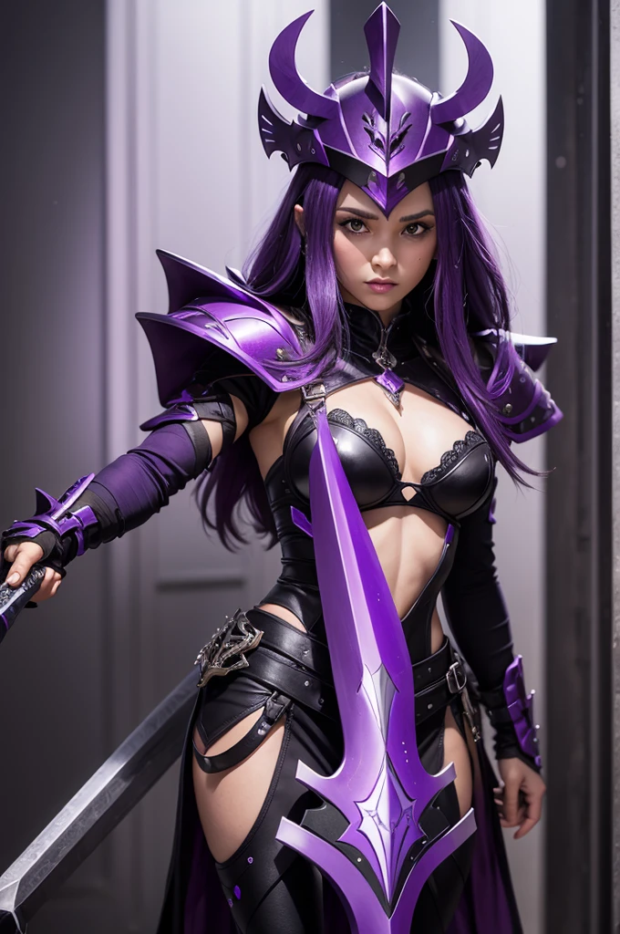 Purple battle ax