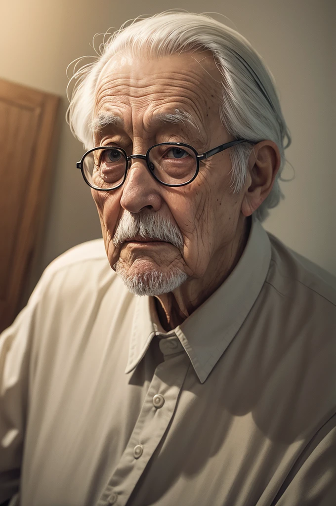elderly illustration 