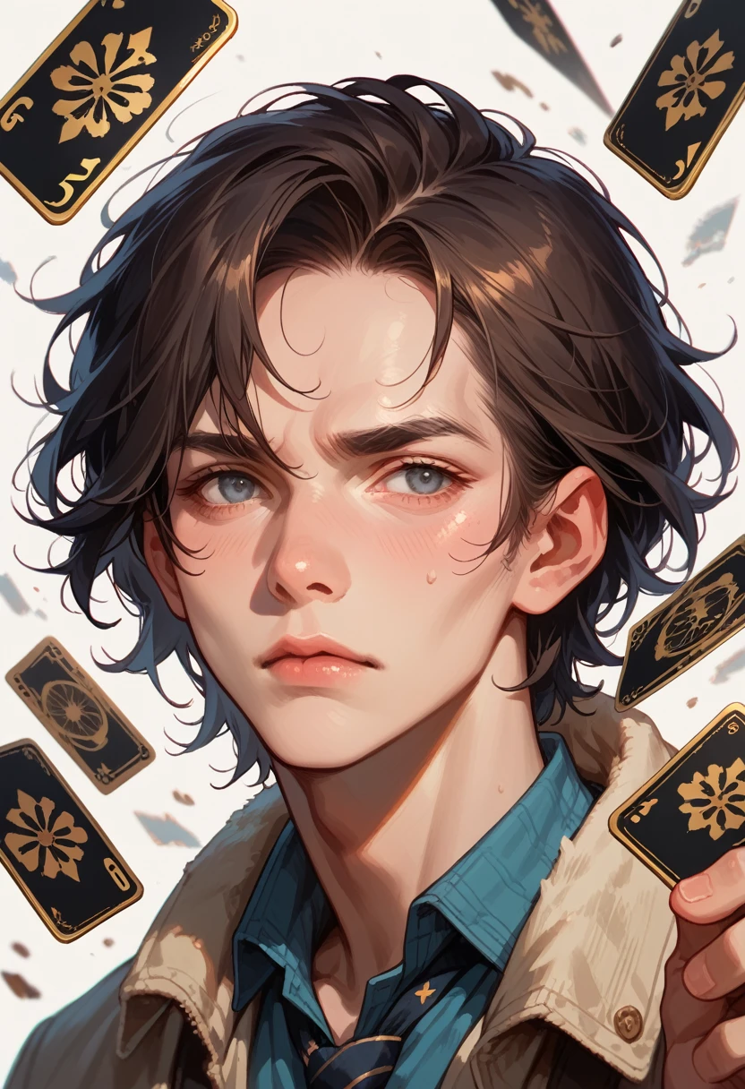 template for trading card game (empty)