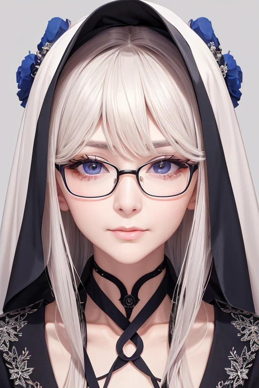 Highest quality、masterpiece、High sensitivity、High resolution、Detailed Description、５０Old woman、Slender women、Glasses、Nasolabial folds、Fine lines around the eyeole around the mouth、