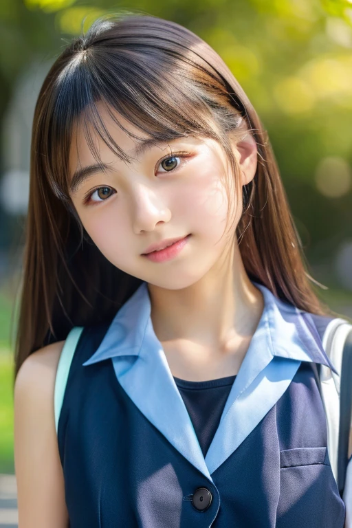 Masterpiece、Ultra-high resolution、Ultra HD、8K、Fine-grained skin type、Japanese junior high school girls、reality、Upper Body