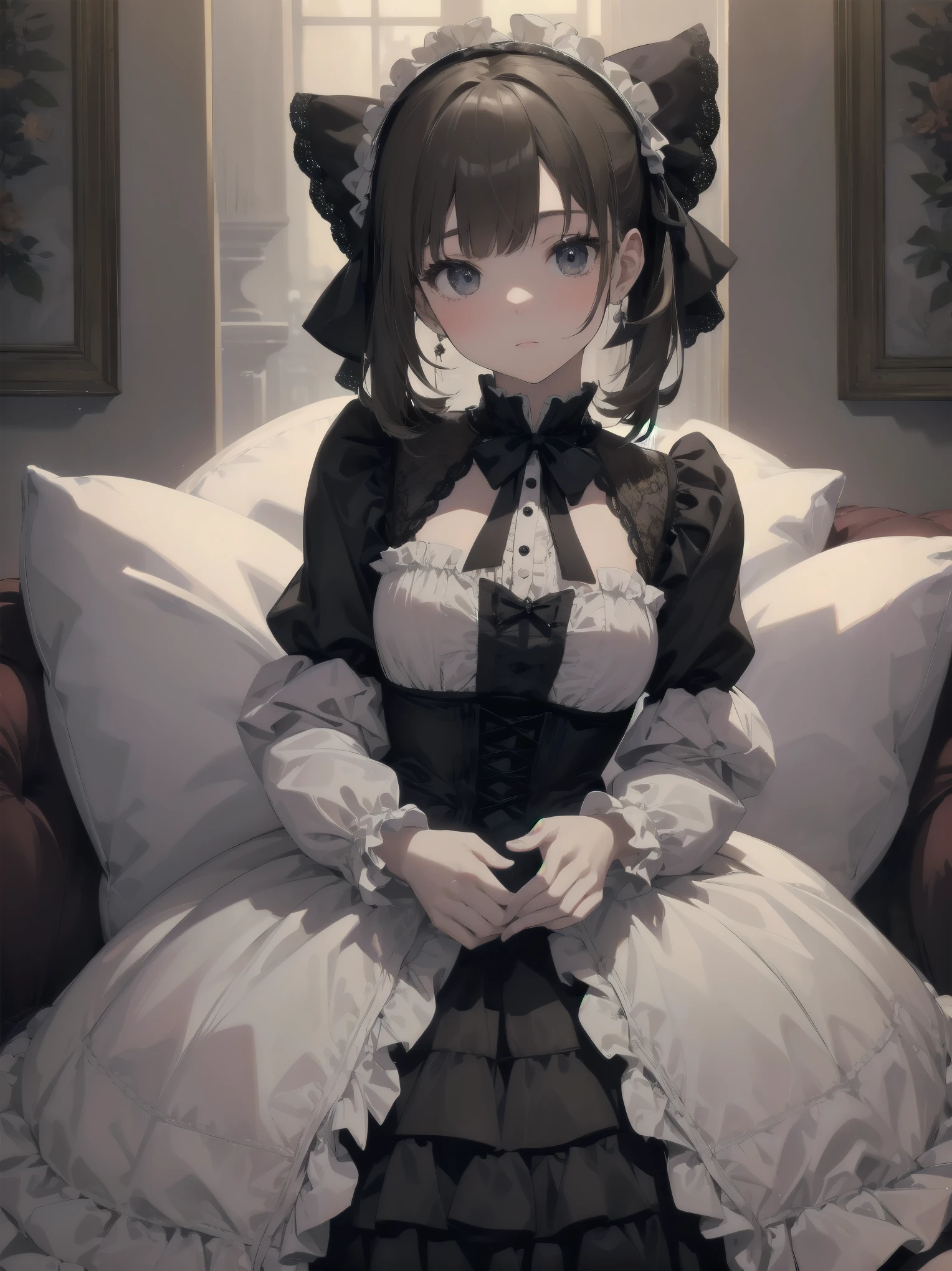 masterpiece、so beautiful、Clear contours、Cute pose of a ta aristocrat、Victorian 1800