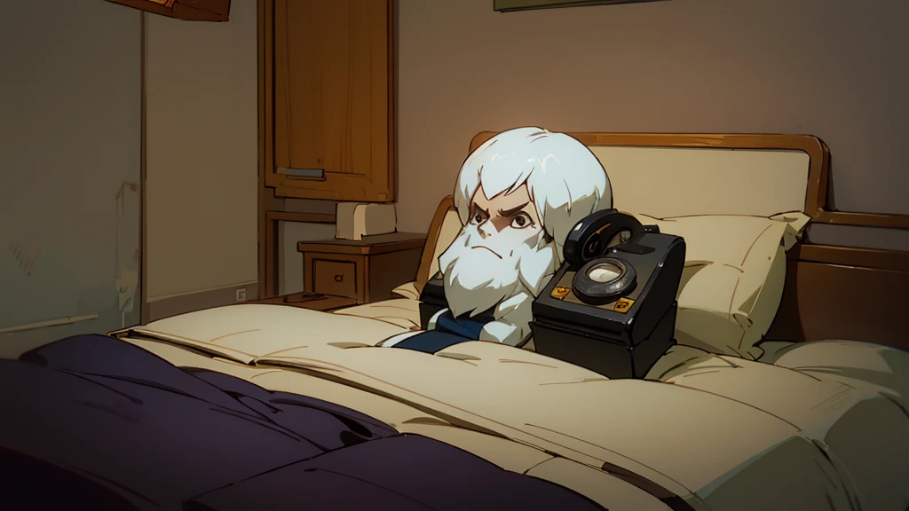 "Garoto de 20 year com cabelos brancos impecavelmente cortados. He's in an empty room, sitting on a bed, with an expression of melancholy. The scene is inspired by Akon's 'Lonely' music video. The walls are simple, com um vintage telephone ao lado da cama. A soft lighting e a atmosfera triste refletem um sentimento de solidão. Ele veste roupas modern no estilo Y2K, conveying a mix of nostalgia and contemporary times."
Additional Description for AI:
body hair: offwhite, modern and well-trimmed style.
kor: 20 year.
enviroment: empty room, sad and melancholic atmosphere, inspired by Akon's 'Lonely' music video.
badass clothing: y2k style (Anos 2000), modern.
Room Elements: Simple bed, vintage telephone, soft lighting.
This should give you a detailed description to create an AI image with the character you described in the desired scenario.
