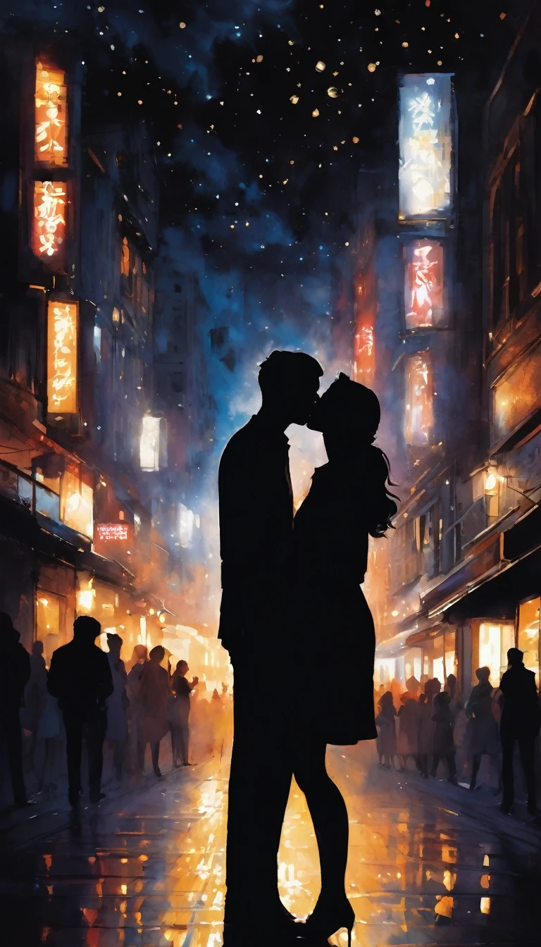 Whispers of the night, secrets in the crowd
Every face, a story, told out loud
Together we unite, feeling so enthralled
Silhouettes in motion, shadows on the wall
Hands reach out to touch, sparks ignite the night
Under city stars, everything's alight