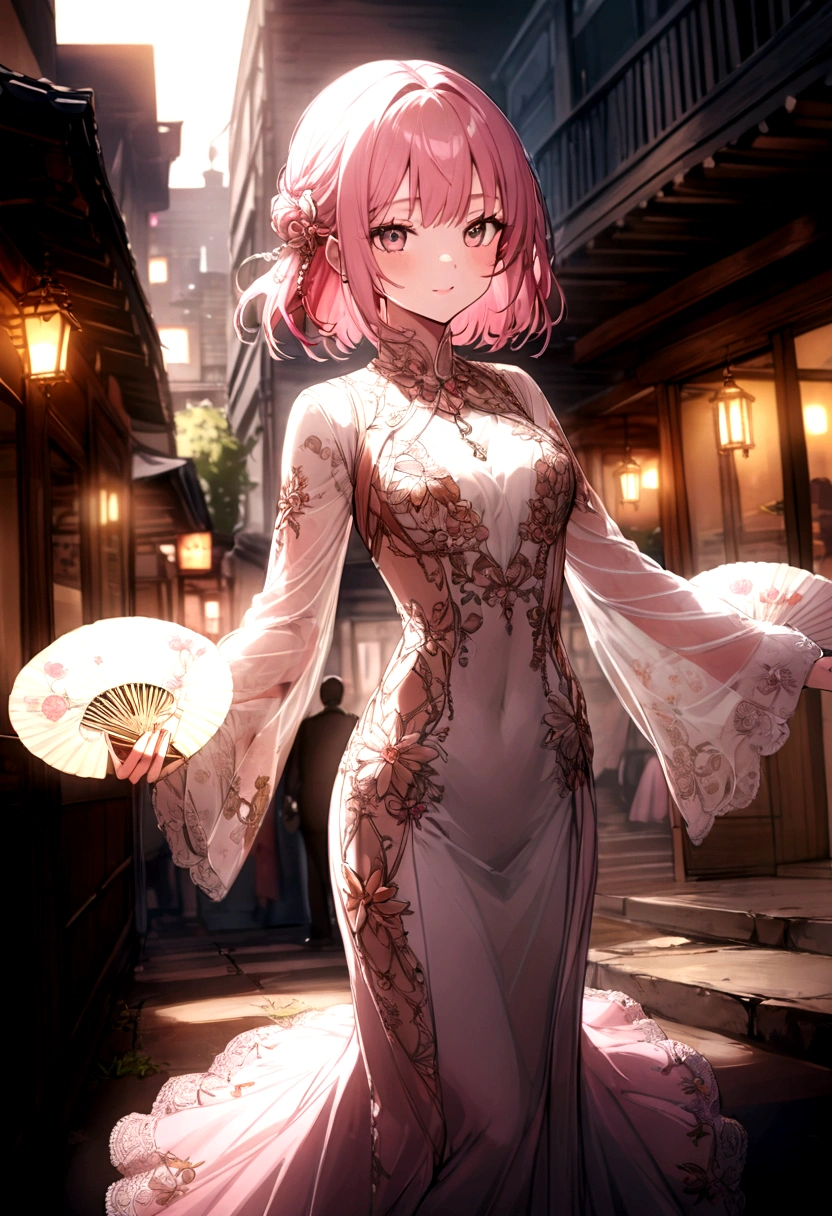 fan、Ardent、Pink haired girl