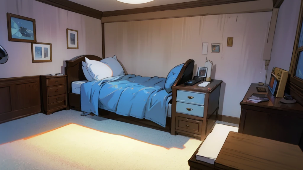 "20-year-old boy with neatly trimmed white hair. He is in an empty room, sitting on a bed, with a melancholic expression. The scene is inspired by Akon's 'Lonely' music video. The walls are plain, with a vintage telephone next to the bed. The soft lighting and sad atmosphere reflect a feeling of loneliness. He is wearing modern Y2K-style clothes, conveying a mix of nostalgia and contemporary."

Additional Description for AI:

Hair: White, modern style and neatly trimmed.

Age: 20s.

Setting: Empty room, sad and melancholic atmosphere, inspired by Akon's 'Lonely' music video.

Clothing: Y2K (2000s) style, modern.

Room Elements: Plain bed, vintage telephone, soft lighting.

This should provide a detailed description to create an AI image of the character you described in the desired setting.