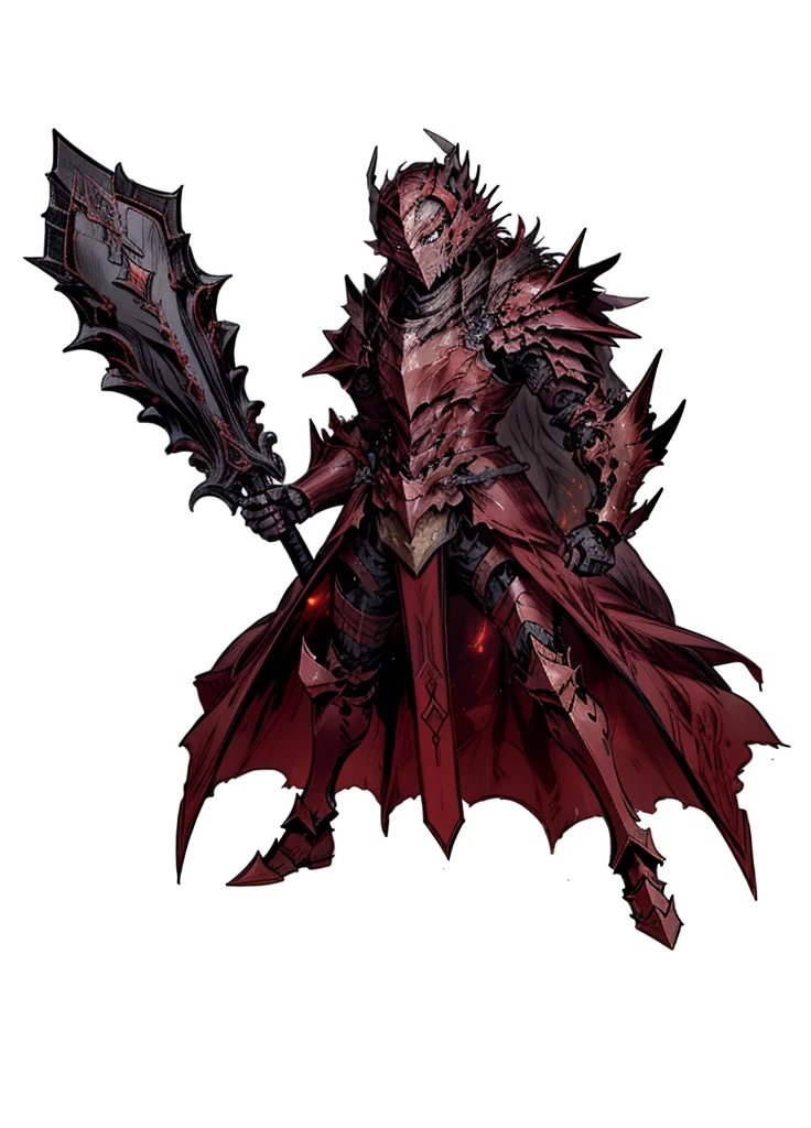 1boy,black crown,red hair, Exposed muscular chest, full of scars and burns, exposed torso, big thighs, manly, legendary weapon ,,(masterpiece, best quality), Angry, aura of fire, burns x whole body, fire devil