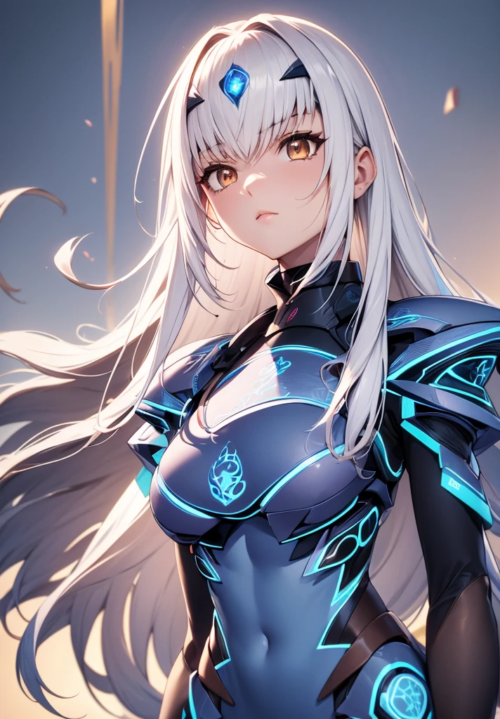 Melusina, Melusina, (Brown eyes:1.5), long hair, White hair, side locks, (small chest:1.2),
Armor BREAK, dress blindado, dress negro, gloves negros, blue armor, dress azul, peto, dress, sashes, gloves, mask, shoulder pads, dress corto, shoulder armor,
REST looking at the viewer,
REST outdoors,
BREAK (Masterpiece:1.2), Best Quality, high resolution, unity 8k wallpaper, (illustration:0.8), (Beautiful detailed eyes:1.6), extremely detailed face, perfect lighting, Extremely detailed CG, (perfect hands, perfect anatomy),