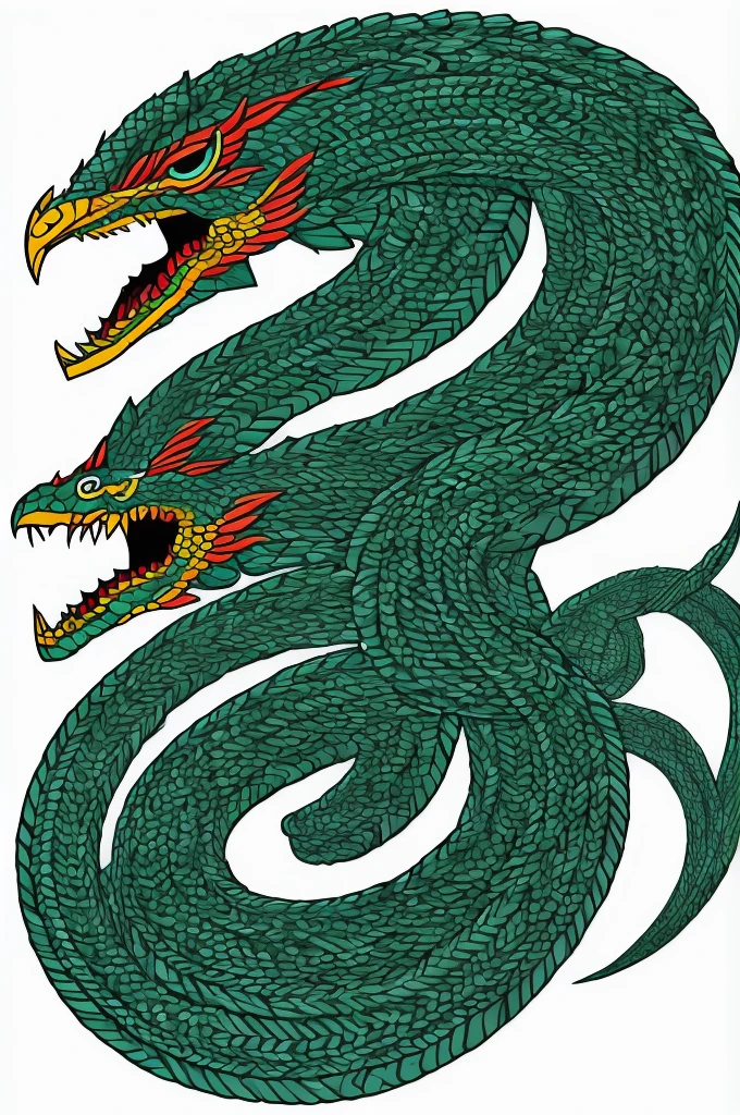 quetzalcoatl WHITE BACKGROUND