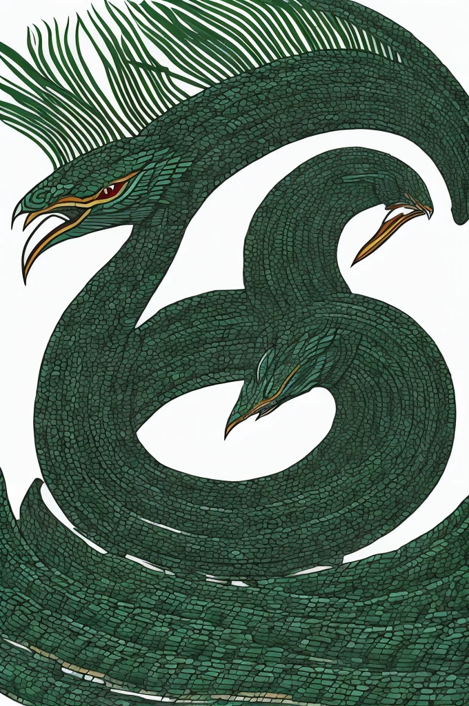 quetzalcoatl WHITE BACKGROUND