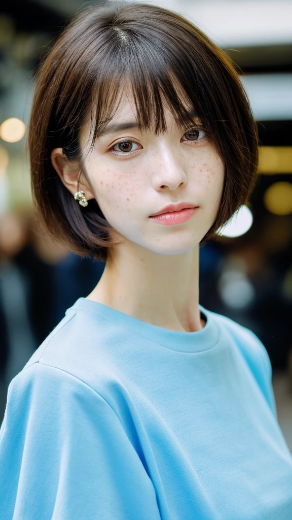 Scored7_up, scored8_up, scored9, Real-photo, (masterpiece), high-quality, best-quality, low-light, soft-light, sufficent-lighting, ultra-realistic, hyper-realistic, super-detailed, blush, smooth, bokeh, highly detailed face and skin, Sharp focus of face and body, UHD, POV, RAW, 8K, middle-shot, dynamic-concept, very detailed texture, professional-photograph, very detailing, impeccable, (photon-mapping), absurdres. Japanese, Mature women, age 57, freckless, cool-beauty, (perfect-face), doubleyelids, expressive-eyes, thin-eyes, thin-face, thin-chin, pale skin, short hair, bob hairstyle, skinny body, huge breast, tshirt, slim belly, underpant, standing, (indoor), bedroom