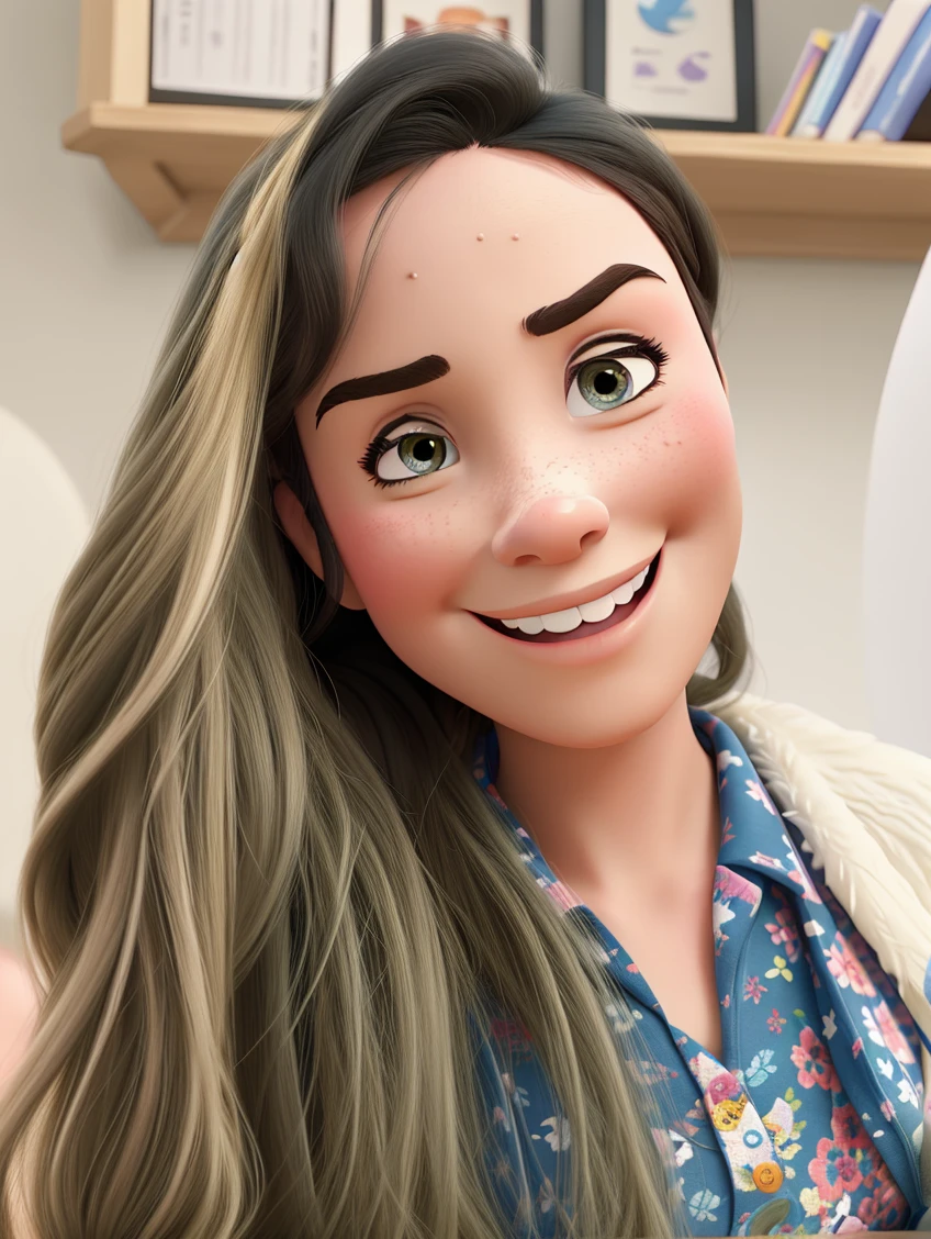 HAPPY COUPLE DISNEY PIXAR STYLE