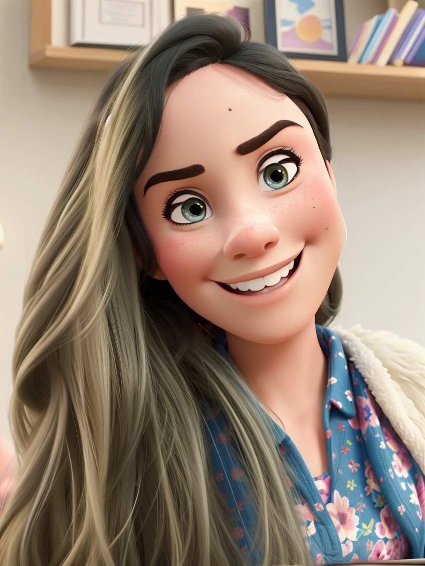HAPPY COUPLE DISNEY PIXAR STYLE