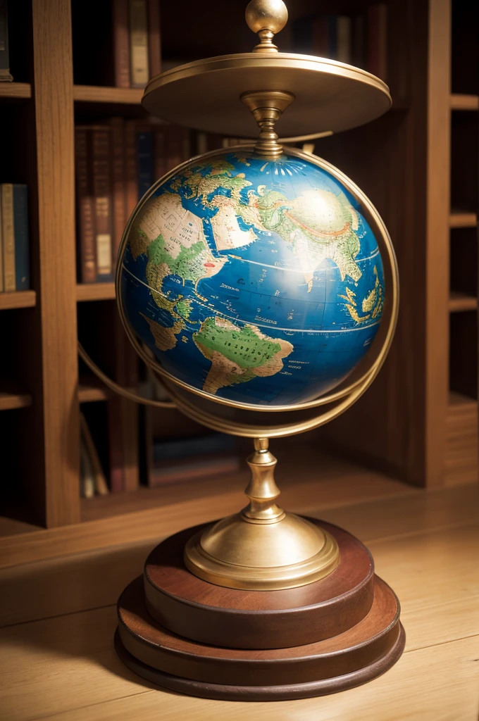 Globe of books and arts
