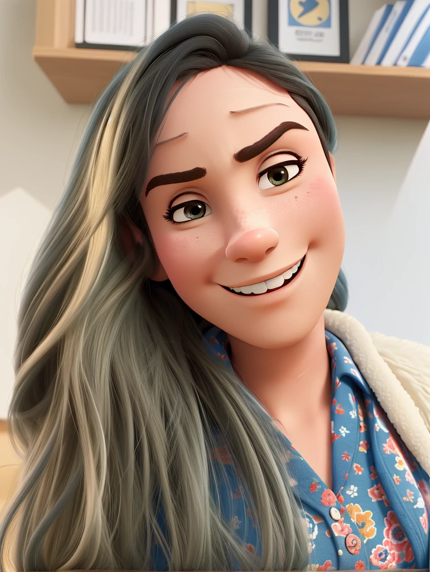 man and woman couple in Disney Pixar style, high qualiy, best qualityer