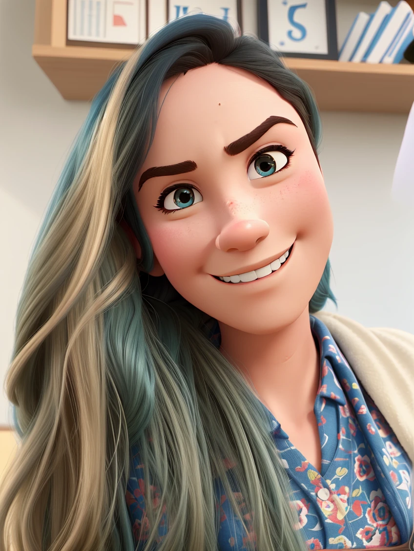 man and woman couple in Disney Pixar style, high qualiy, best qualityer