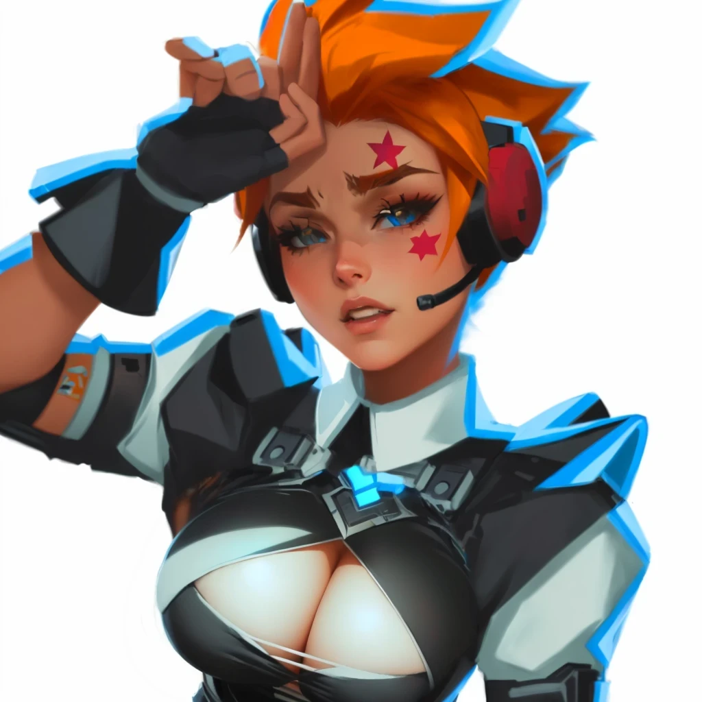 cleavage, huge breasts