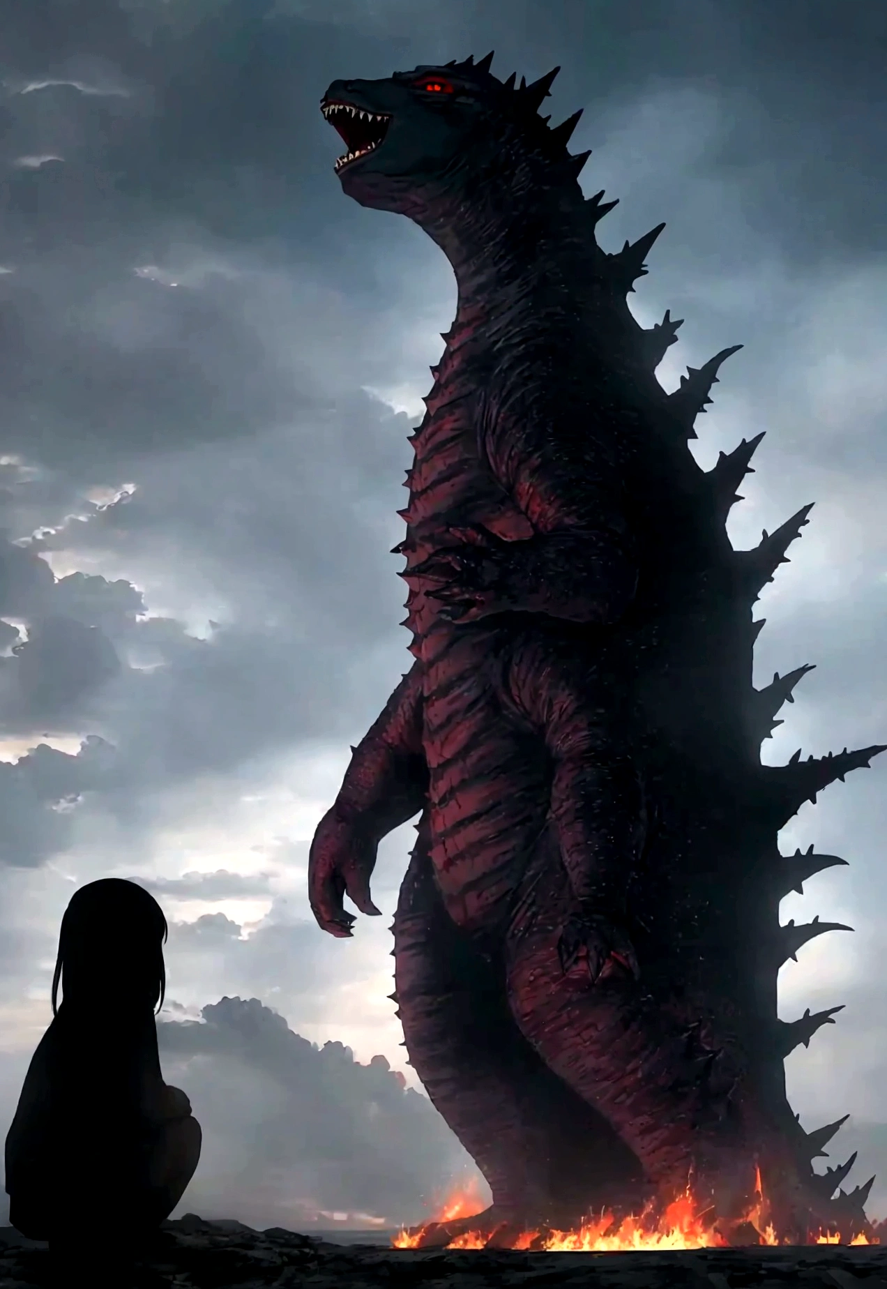 godzila chan, godzilla girl, godzilla dead