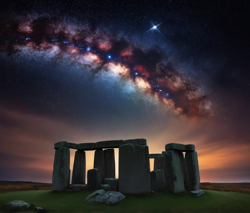  Stonehenge stars sky universe 