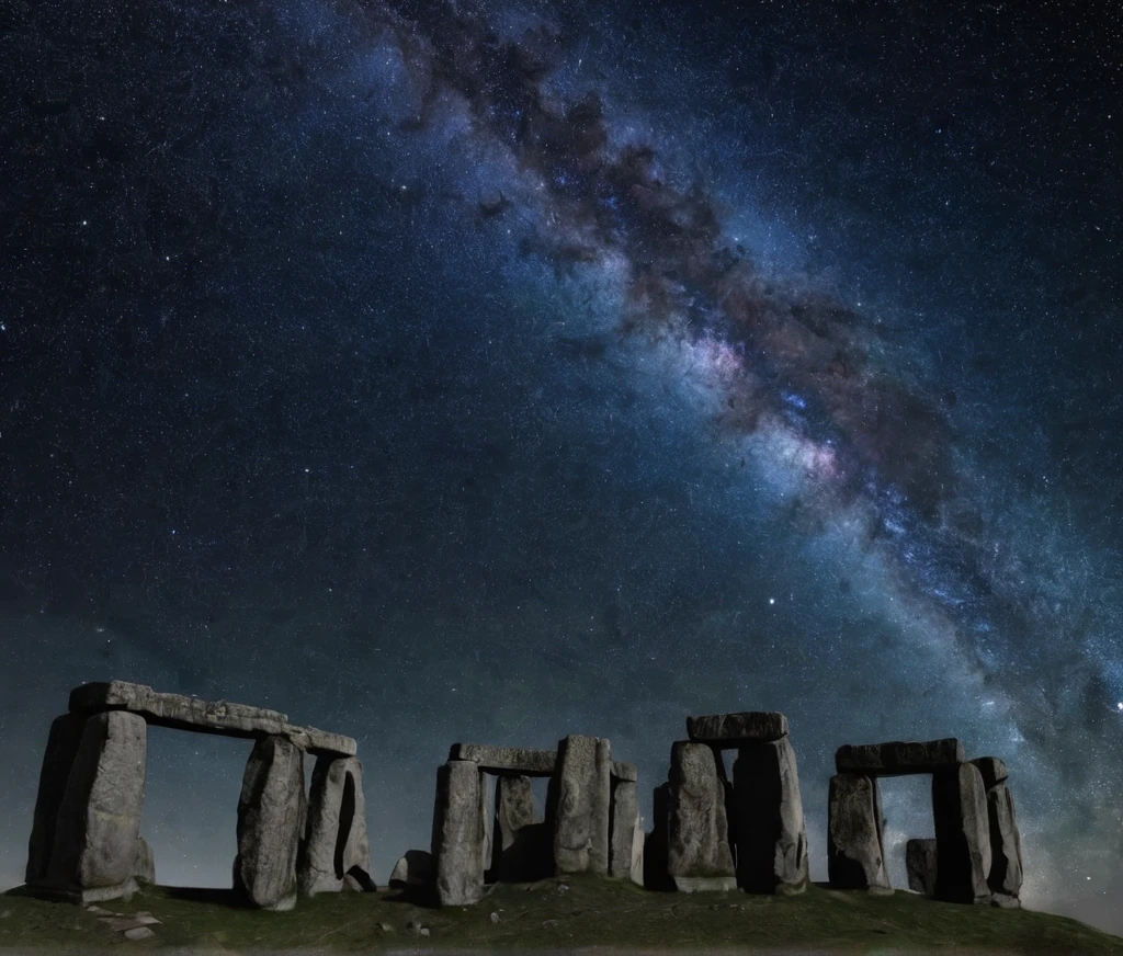 Stonehenge stars sky universe