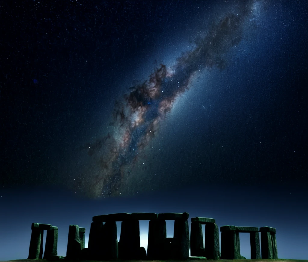 Stonehenge stars sky universe