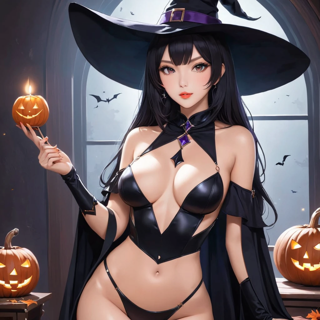 (((masterpiece))), sexy witch, _cut,