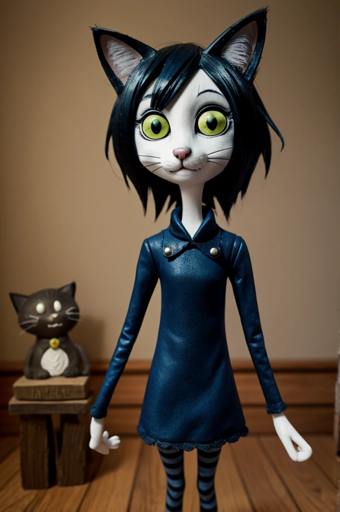 The cat from coraline with a twist