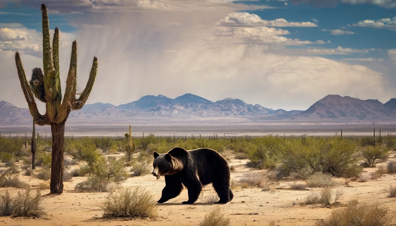 BEAR IN THE DESERT