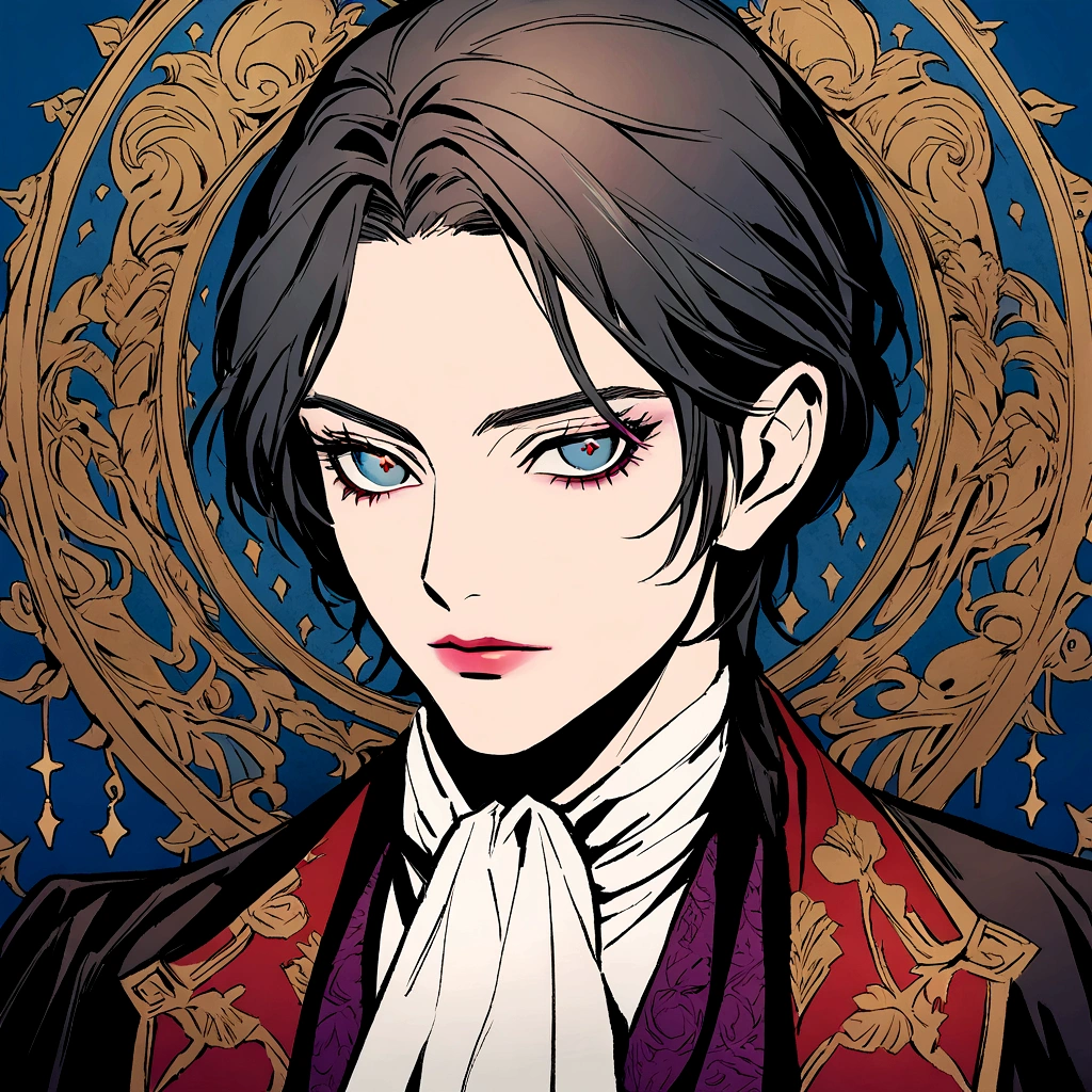 Wallpaper depicting in a non-literary way; the portrait of Dorian Gray