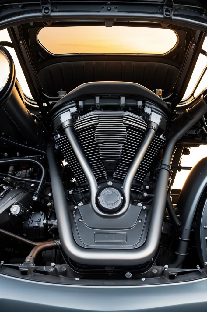 American Car　V16 engine　storehouse　Backlight