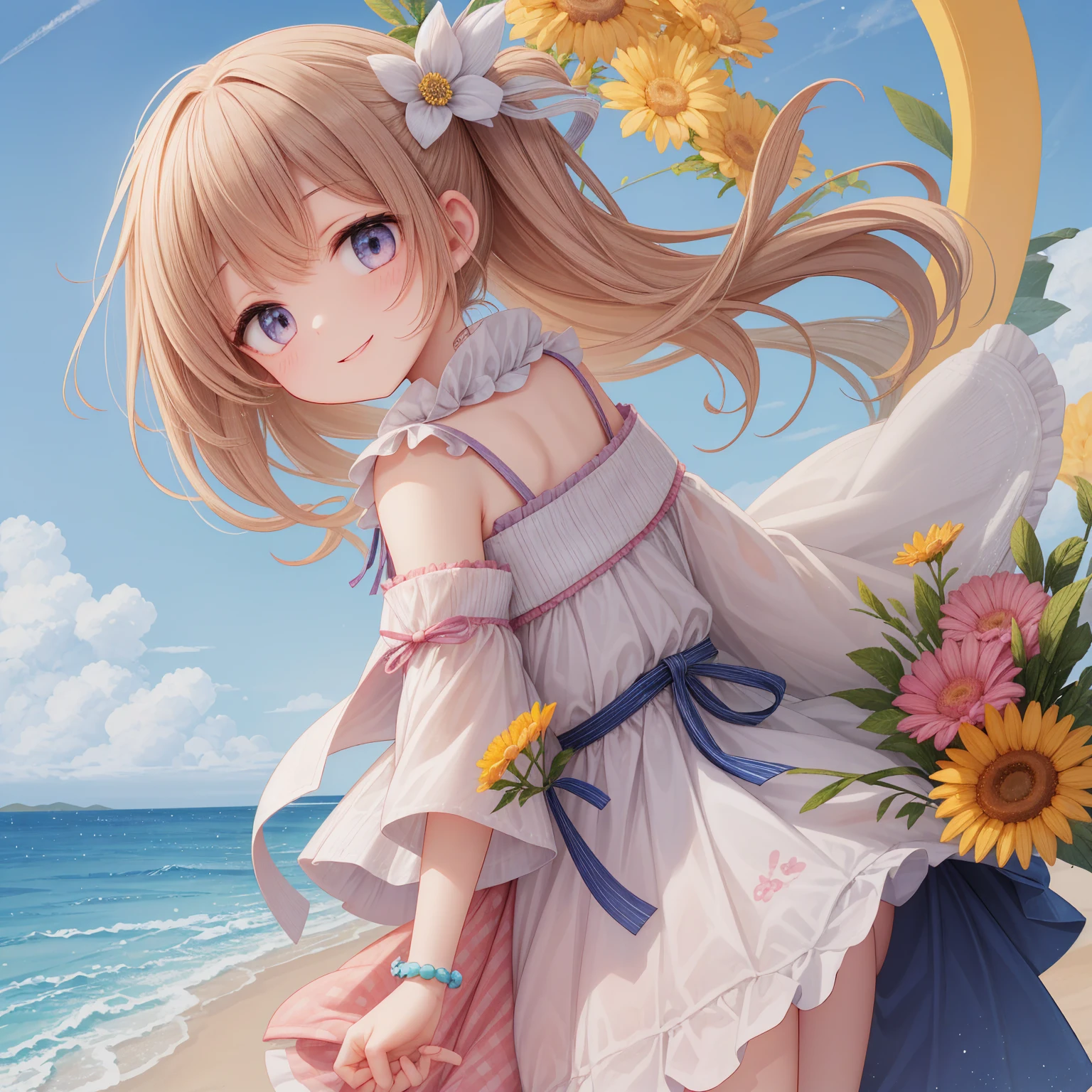 1 Girl、smile、summer