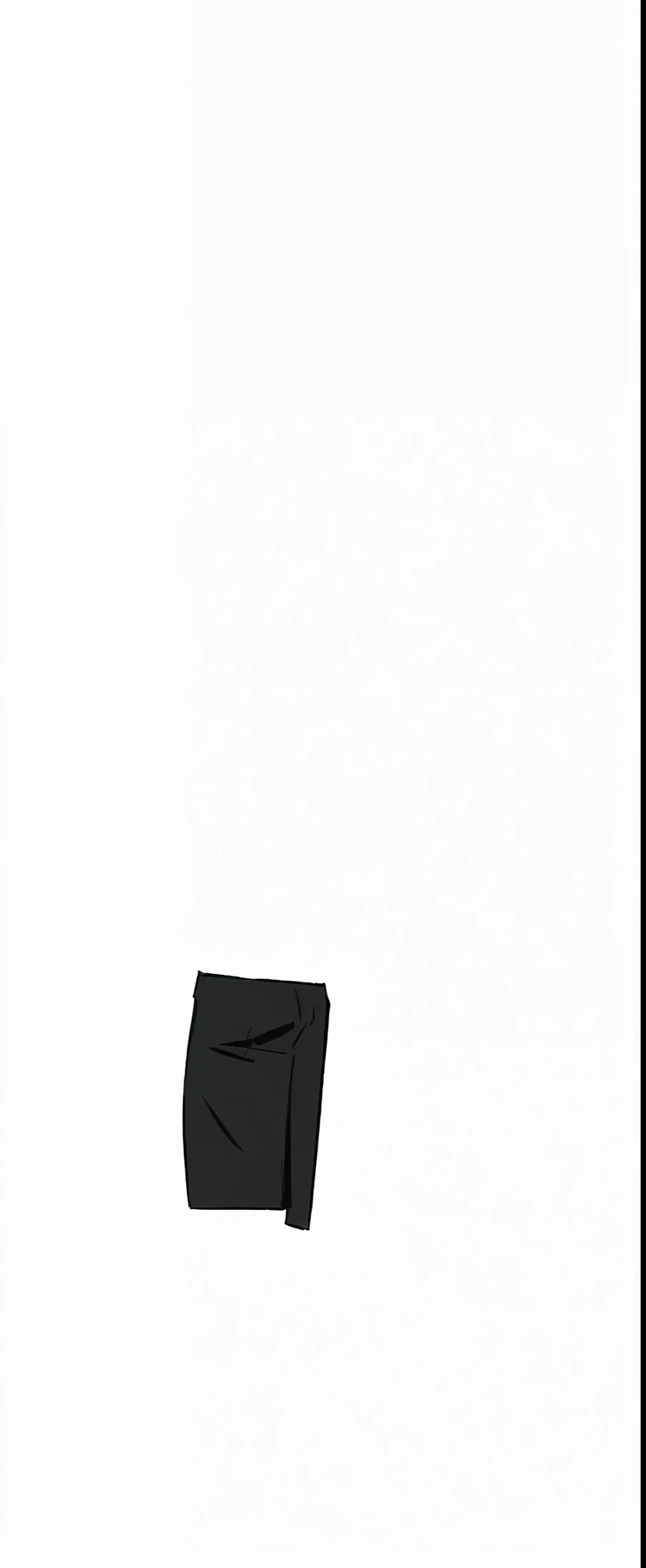 A man with a bushy beard, brunette hair but with a blonde topknot, wearing a black suit with a red tie, style cartoon (patte) - Renan Souzones
